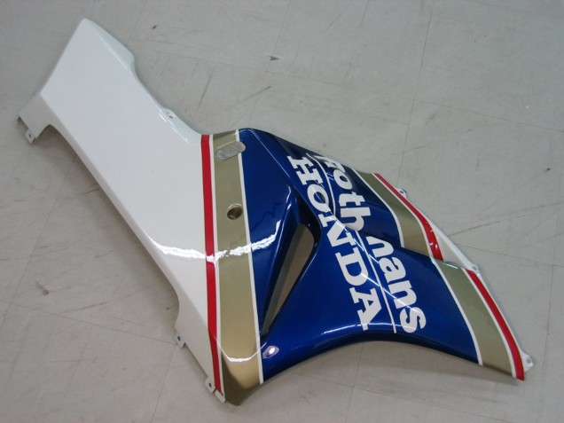 2004-2005 Honda CBR1000RR Motorcycle Fairings - White Blue Gold Rothmans UK Manufacturers
