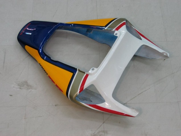 2004-2005 Honda CBR1000RR Motorcycle Fairings - White Blue Gold Rothmans UK Manufacturers