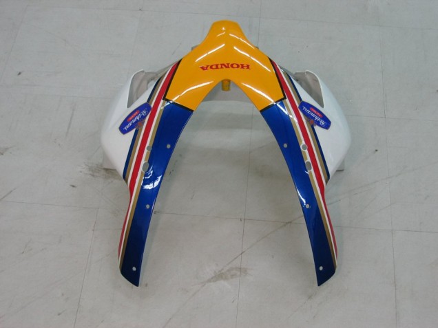 2004-2005 Honda CBR1000RR Motorcycle Fairings - White Blue Gold Rothmans UK Manufacturers