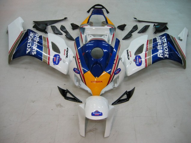 2004-2005 Honda CBR1000RR Motorcycle Fairings - White Blue Gold Rothmans UK Manufacturers
