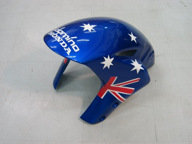 2004-2005 Honda CBR1000RR Motorcycle Fairings - White Blue Red Glossy Black Star Carrera Lee UK Manufacturers