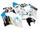 2004-2005 Honda CBR1000RR Motorcycle Fairings - White Light Blue Yellow Black Konica Minolta UK Manufacturers