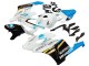 2004-2005 Honda CBR1000RR Motorcycle Fairings - White Light Blue Yellow Black Konica Minolta UK Manufacturers