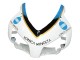 2004-2005 Honda CBR1000RR Motorcycle Fairings - White Light Blue Yellow Black Konica Minolta UK Manufacturers