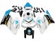 2004-2005 Honda CBR1000RR Motorcycle Fairings - White Light Blue Yellow Black Konica Minolta UK Manufacturers
