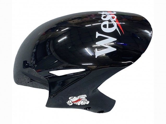 2004-2005 Honda CBR1000RR Motorcycle Fairings - Glossy Black White West UK Manufacturers