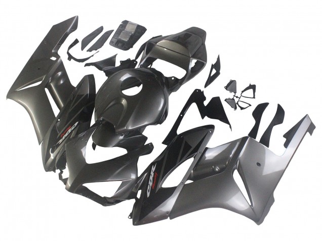 2004-2005 Honda CBR1000RR Motorcycle Fairings - Glossy Grey Glossy Black UK Manufacturers