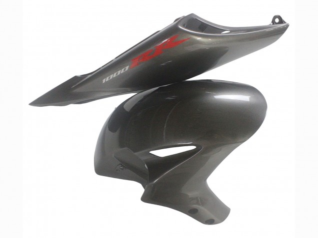 2004-2005 Honda CBR1000RR Motorcycle Fairings - Glossy Grey Glossy Black UK Manufacturers