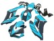 2004-2005 Honda CBR1000RR Motorcycle Fairings - Light Blue Glossy Black UK Manufacturers