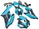 2004-2005 Honda CBR1000RR Motorcycle Fairings - Light Blue Glossy Black UK Manufacturers