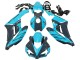 2004-2005 Honda CBR1000RR Motorcycle Fairings - Light Blue Glossy Black UK Manufacturers