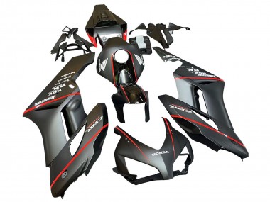 2004-2005 Honda CBR1000RR Motorcycle Fairings - Glossy Black Glossy Grey Red Stripe UK Manufacturers