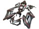 2004-2005 Honda CBR1000RR Motorcycle Fairings - Glossy Black Glossy Grey Red Stripe UK Manufacturers