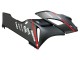 2004-2005 Honda CBR1000RR Motorcycle Fairings - Glossy Black Glossy Grey Red Stripe UK Manufacturers