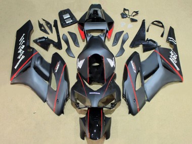 2004-2005 Honda CBR1000RR Motorcycle Fairings - Glossy Black Glossy Grey Red Stripe UK Manufacturers