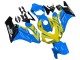 2004-2005 Honda CBR1000RR Motorcycle Fairings - Blue Yellow Glossy Black UK Manufacturers