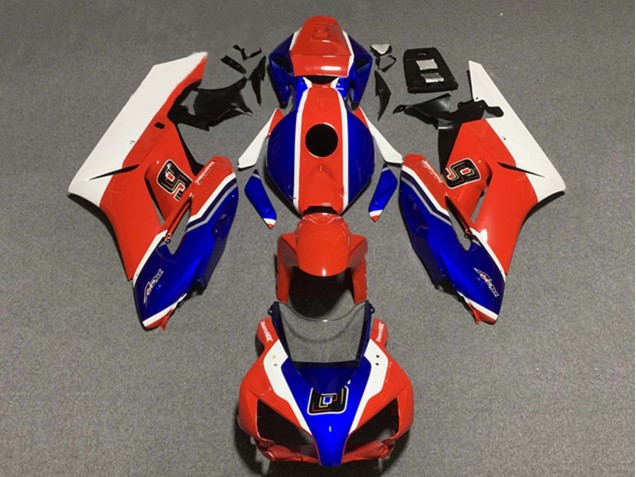 2004-2005 Honda CBR1000RR Motorcycle Fairings - White Red Blue 6 UK Manufacturers