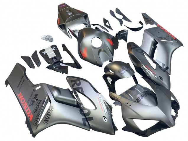 2004-2005 Honda CBR1000RR Motorcycle Fairings - Silver Repsol UK Manufacturers