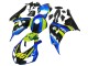 2006-2007 Honda CBR1000RR Motorcycle Fairings - Blue Fluorescent Green Glossy Black Shark 46 UK Manufacturers