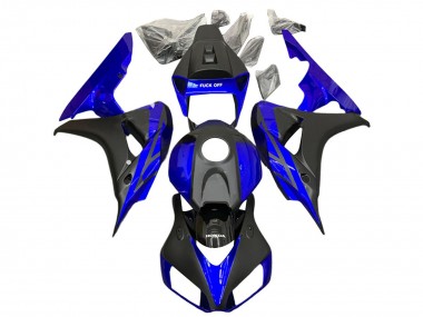 2006-2007 Honda CBR1000RR Motorcycle Fairings - Blue Matte Black UK Manufacturers