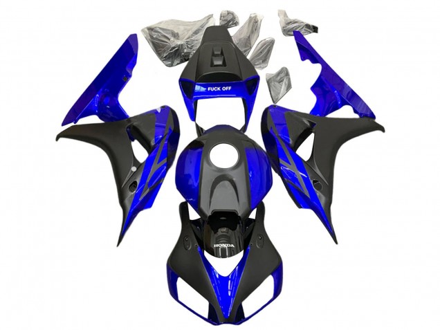 2006-2007 Honda CBR1000RR Motorcycle Fairings - Blue Matte Black UK Manufacturers