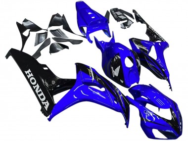 2006-2007 Honda CBR1000RR Motorcycle Fairings - Blue Glossy Black UK Manufacturers