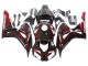 2006-2007 Honda CBR1000RR Motorcycle Fairing - Glossy Black Red Flame UK Manufacturers