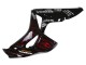 2006-2007 Honda CBR1000RR Motorcycle Fairings - Glossy Black Yellow Red Flame UK Manufacturers