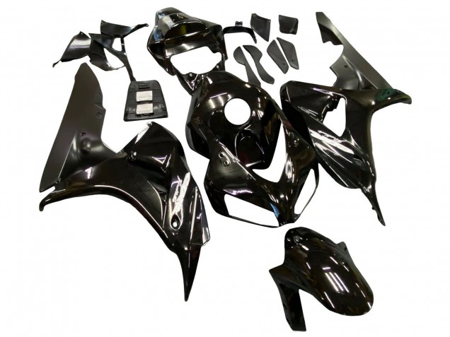 2006-2007 Honda CBR1000RR Motorcycle Fairings - Glossy Black Matte Black UK Manufacturers