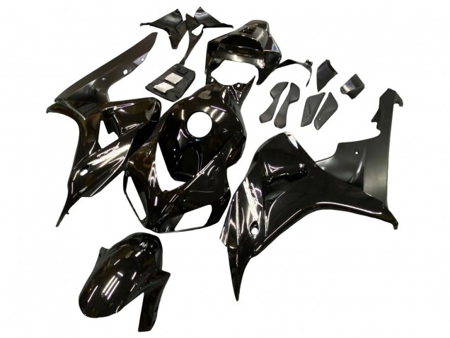 2006-2007 Honda CBR1000RR Motorcycle Fairings - Glossy Black Matte Black UK Manufacturers