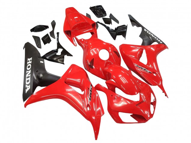 2006-2007 Honda CBR1000RR Motorcycle Fairings - Red Matte Black UK Manufacturers