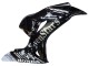 2006-2007 Honda CBR1000RR Motorcycle Fairings - Glossy Black Gold SevenStars UK Manufacturers