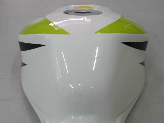 2006-2007 Honda CBR1000RR Motorcycle Fairings - White Green Glossy Black Hannspree 52 UK Manufacturers