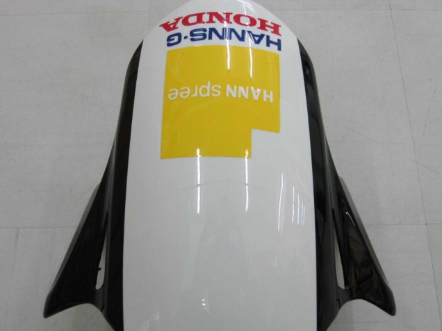 2006-2007 Honda CBR1000RR Motorcycle Fairings - White Green Glossy Black Hannspree 52 UK Manufacturers