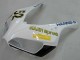 2006-2007 Honda CBR1000RR Motorcycle Fairings - White Green Glossy Black Hannspree 52 UK Manufacturers