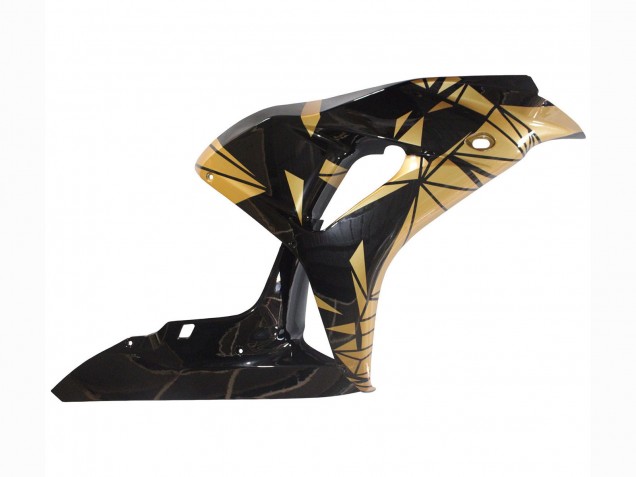 2006-2007 Honda CBR1000RR Motorcycle Fairings - Gold Glossy Black UK Manufacturers