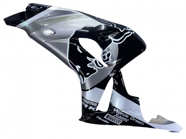 2006-2007 Honda CBR1000RR Motorcycle Fairings - Silver Glossy Black Red Bull UK Manufacturers