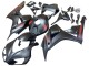 2006-2007 Honda CBR1000RR Motorcycle Fairings - Matte Black Red Decals UK Manufacturers