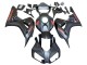 2006-2007 Honda CBR1000RR Motorcycle Fairings - Matte Black Red Decals UK Manufacturers