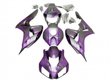 2006-2007 Honda CBR1000RR Motorcycle Fairings - Silver Light Purple UK Manufacturers