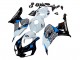 2006-2007 Honda CBR1000RR Motorcycle Fairing - White Blue Glossy Black UK Manufacturers
