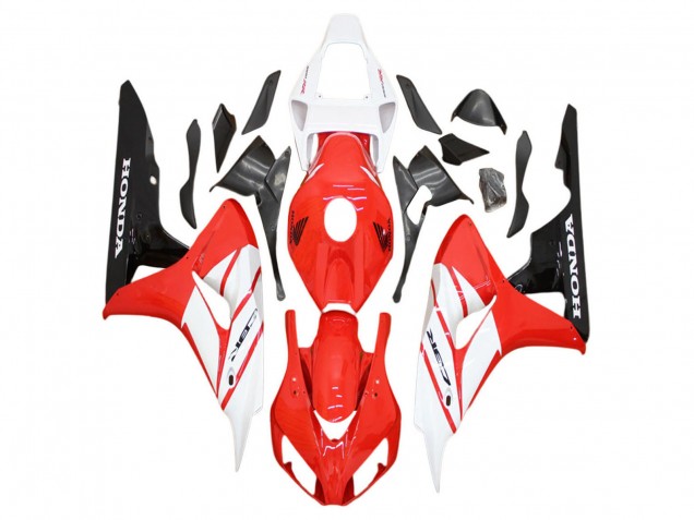 2006-2007 Honda CBR1000RR Motorcycle Fairing - White Red Glossy Black UK Manufacturers
