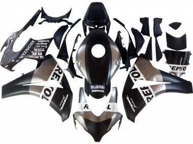 2008-2011 Honda CBR1000RR Motorcycle Fairings - Silver Matte Black Repsol UK Manufacturers