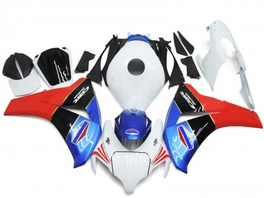 2008-2011 Honda CBR1000RR Motorcycle Fairings - White Blue Red Glossy Black UK Manufacturers