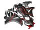 2008-2011 Honda CBR1000RR Motorcycle Fairings - Black Carbon Fiber Red UK Manufacturers