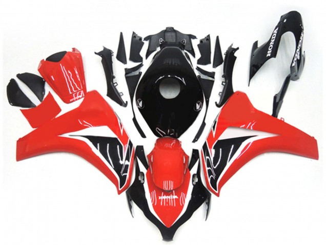 2008-2011 Honda CBR1000RR Motorcycle Fairing Kits - Red Glossy Black UK Manufacturers