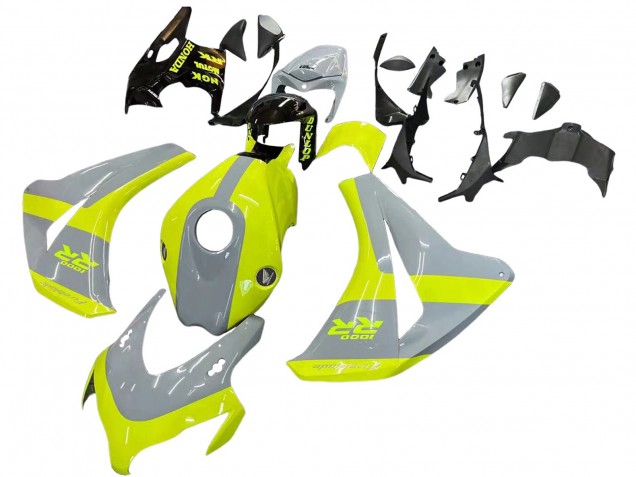 2008-2011 Honda CBR1000RR Motorcycle Fairings - Nardo Grey Fluorescent Green UK Manufacturers