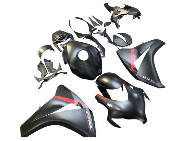 2008-2011 Honda CBR1000RR Motorcycle Fairings - Matte Black Red Fireblade UK Manufacturers