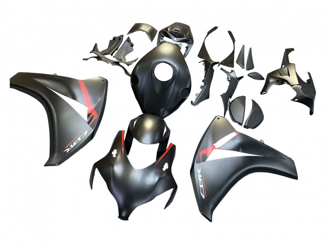 2008-2011 Honda CBR1000RR Motorcycle Fairings - Matte Black Red Fireblade UK Manufacturers