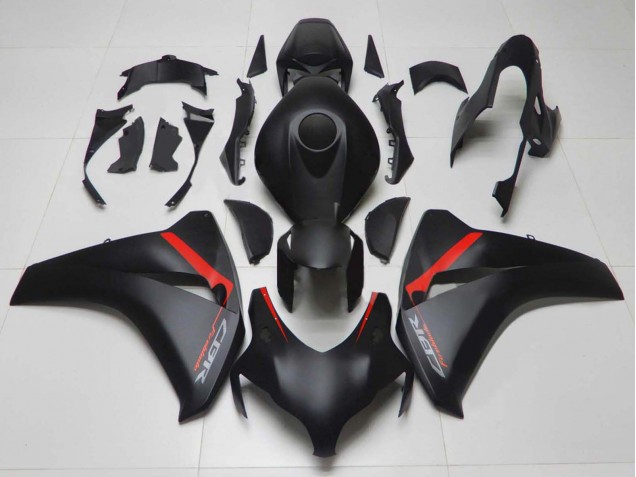 2008-2011 Honda CBR1000RR Motorcycle Fairings - Matte Black Red Fireblade UK Manufacturers